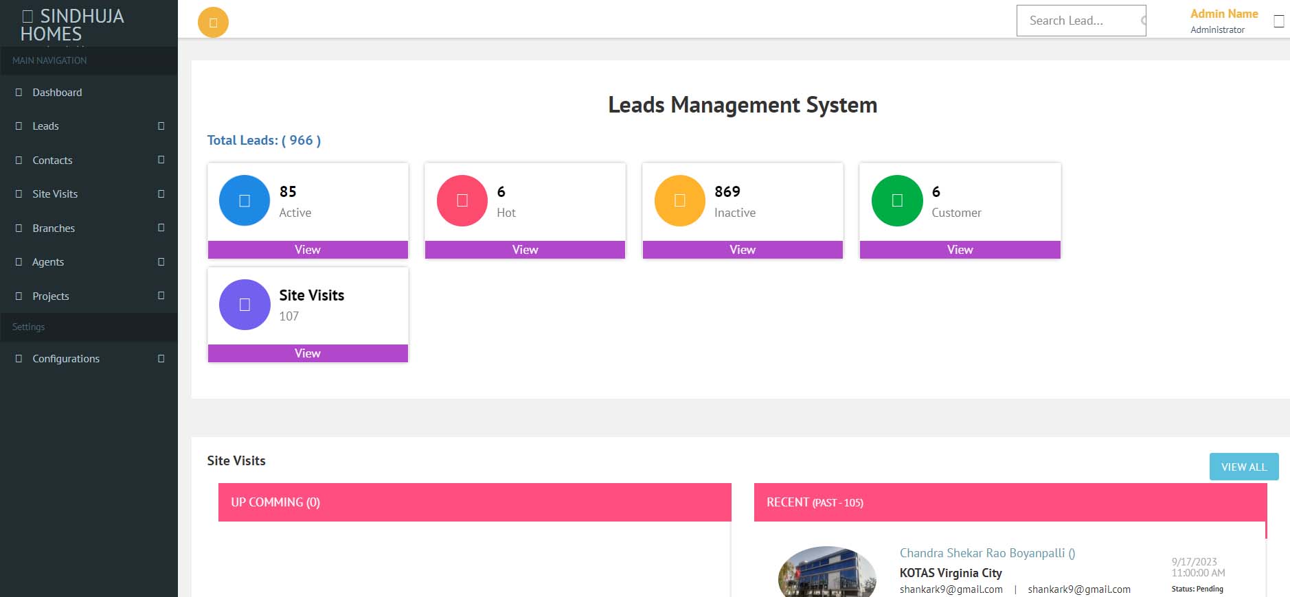 Customer Relationship Manager